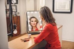 Lusterko kosmetyczne Humanas HS-HM01 z oświetleniem LED - czarne 13