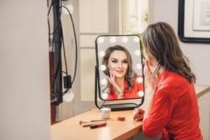 Lusterko kosmetyczne Humanas HS-HM01 z oświetleniem LED - czarne 15