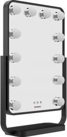 Lusterko kosmetyczne Humanas HS-HM01 z oświetleniem LED - czarne 2