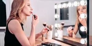 Lusterko kosmetyczne Humanas Lustro do makijażu HS-HM02 z oświetleniem LED - czarne 7