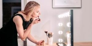 Lusterko kosmetyczne Humanas Lustro do makijażu HS-HM02 z oświetleniem LED - czarne 8