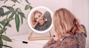 Lusterko kosmetyczne Humanas Lustro do makijażu Humanas HS-HM04 z oświetleniem LED 9