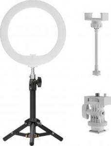 Lampa pierścieniowa Newell RL-10A LED Arctic White + statyw 16