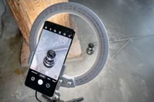 Lampa pierścieniowa Newell RL-10A LED Arctic White + statyw 8