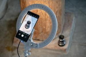 Lampa pierścieniowa Newell RL-10A LED Arctic White + statyw 11