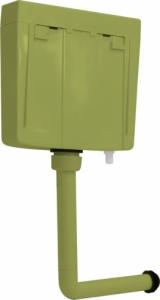 vidaXL Spłuczka 3/6 L, oliwkowa 2