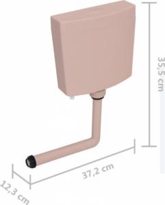vidaXL Spłuczka 3/6 L, łososiowa 7