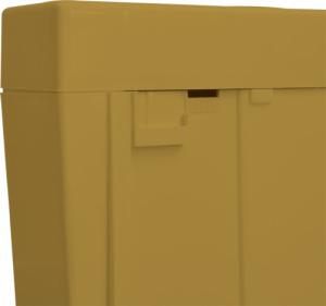 vidaXL Spłuczka 3/6 L, kolor curry 3