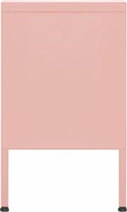 vidaXL Szafka pod telewizor, różowa, 105x35x50 cm, stalowa 6