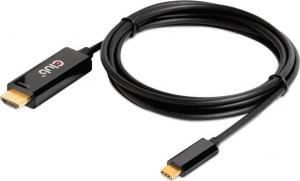 Kabel USB Club 3D USB-C - HDMI 1.8 m Czarny (2_422320) 1
