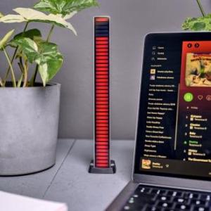 Lampa stołowa Redleaf Equalizer RGB Redleaf 40LED - srebrny 19