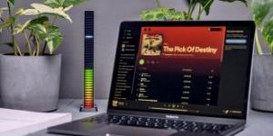 Lampa stołowa Redleaf Equalizer RGB Redleaf 40LED - srebrny 2