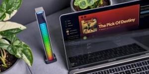 Lampa stołowa Redleaf Equalizer RGB Redleaf 40LED - srebrny 9