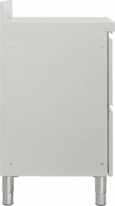 vidaXL Szafki gastronomiczne z 2 szufladami, 2 szt., stal nierdzewna 6