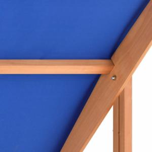 vidaXL Piaskownica z zadaszeniem, drewno jodłowe, 112x112x112 cm 7