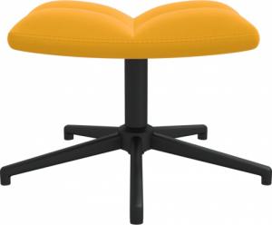 vidaXL Fotel z podnóżkiem, musztardowy, obity aksamitem 8