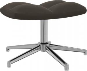 vidaXL Fotel z podnóżkiem, ciemnoszary, obity aksamitem 9