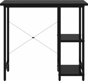 Biurko vidaXL 20554 Czarne 80 cm x 40 cm 3