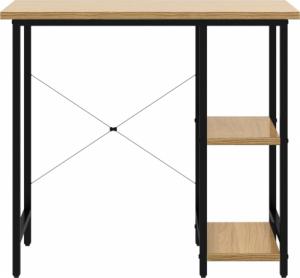 Biurko vidaXL 20557 Czarno-Beżowe 80 cm x 40 cm 3