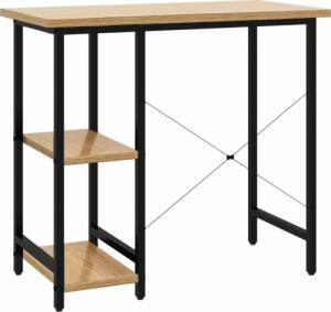 Biurko vidaXL 20557 Czarno-Beżowe 80 cm x 40 cm 5