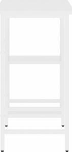 Biurko vidaXL 20555 Białe 80 cm x 40 cm 4