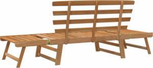 vidaXL Ławka ogrodowa, 2-w-1, 190 cm, lite drewno akacjowe 5