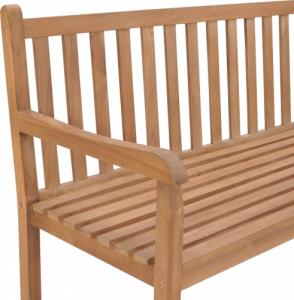 vidaXL Ogrodowa ławka narożna, 185x185x90 cm, lite drewno tekowe 6