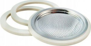 Bialetti Uszczelka 3 szt. + sitko do kawiarek aluminiowych 3-4tz 2