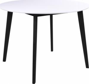 Selsey SELSEY Stół Bignus średnica 105 cm na czarnej podstawie 1