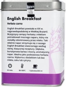 Long Man Tea Long Man Tea - English Breakfast - Herbata sypana - Puszka 120g 3