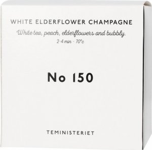Teministeriet Teministeriet - 150 White Elderflower Champagne - Herbata Sypana 50g 1
