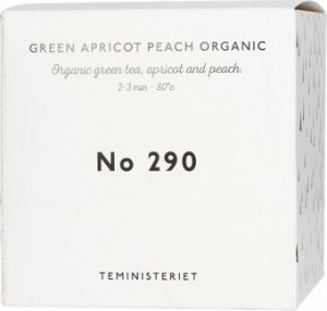 Teministeriet Teministeriet - 290 Green Apricot Peach Organic - Herbata Sypana 100g 1