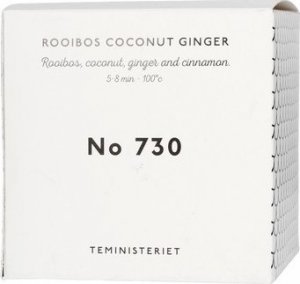 Teministeriet Teministeriet - 730 Rooibos Coconut Ginger - Herbata Sypana 100g 1