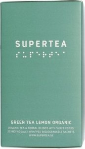 Teministeriet Teministeriet - Supertea Green Tea Lemon Organic - Herbata 20 Torebek 1