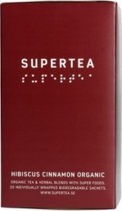 Teministeriet Teministeriet - Supertea Hibiscus Cinnamon Organic - Herbata 20 Torebek 1