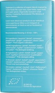 Teministeriet Herbata Supertea Liquorice Fennel Digest 20 Torebek 4
