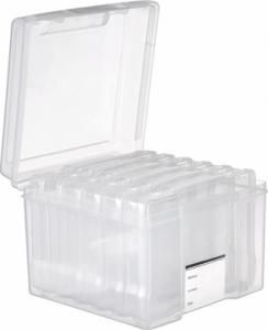 Suck UK organizer pudełko do przechowywania 21,5 x 21,5 x 16,5 cm przezroczysty 7 szt 1