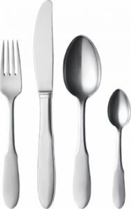 Georg Jensen sztućce Mitra stal nierdzewna matowe srebro 4 szt 1