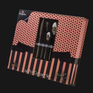 Berlinger Haus zestaw sztućców 3,5 - 7 cm stal nierdzewna srebrna 24 szt 4