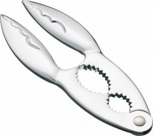 KitchenCraft krakersy do owoców morza 17 cm stal nierdzewna srebrna 1