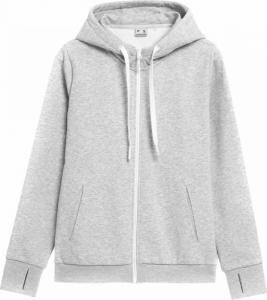 4f Bluza damska H4L22-BLD353 Chłodny jasny szary melanż r. L 1