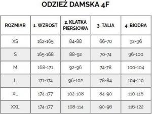 4f Bluza damska H4L22-BLD350 Denim r. S 4