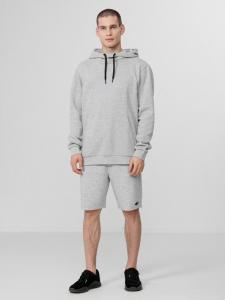 4f Bluza męska H4L22-BLM352 Chłodny jasny szary melanż r. L 2