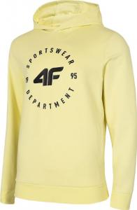 4f Bluza męska H4L22-BLM018 Jasny żółty r. M 1