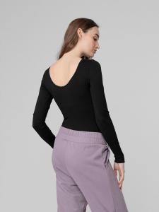 4f Longsleeve damski H4L22-TSDL012 Głęboka czerń r. M 3