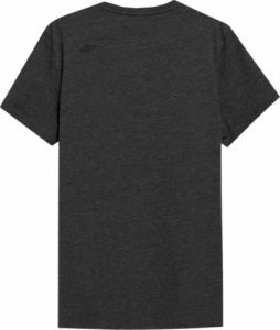 4f Koszulka męska H4L22-TSM352 Ciemny szary melanż r. XL 2