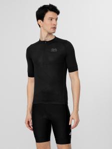 4f Koszulka męska H4L22-RKM003 Głęboka czerń r. L 2