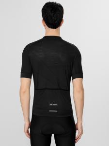 4f Koszulka męska H4L22-RKM003 Głęboka czerń r. L 4