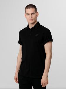 4f Koszulka męska H4L22-TSM355 Głęboka czerń r. M 3