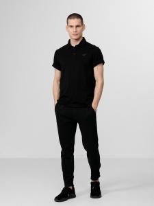 4f Koszulka męska H4L22-TSM355 Głęboka czerń r. M 4